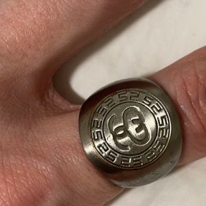 Stussy Silver Ring (Rusted)